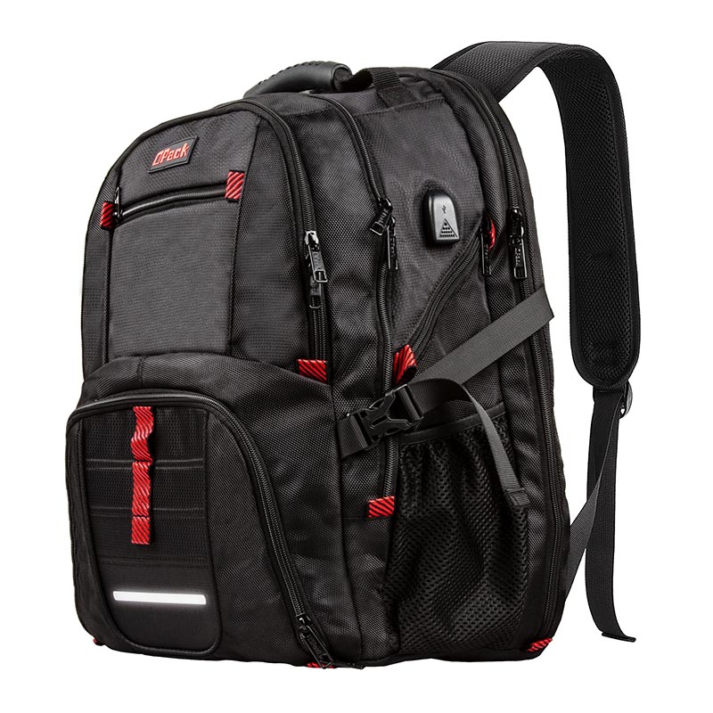Extra Large 17″ Backpack, TSA Friendly Durable Travel Backpack w/ USB ...